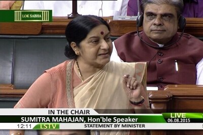 Sushma Swaraj to make a statement in Parliament on her visit to Pakistan