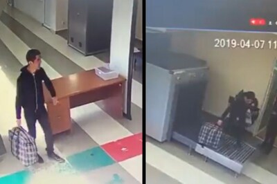 Watch: Man Puts Himself Through The Luggage Scanner With His Bag, Twitter Reacts