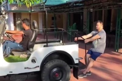 After PM Modi's 'Wazan Kamm Karo' Advice, Tejashwi Yadav Pulls Jeep With Bare Hands in 'Workout Video'