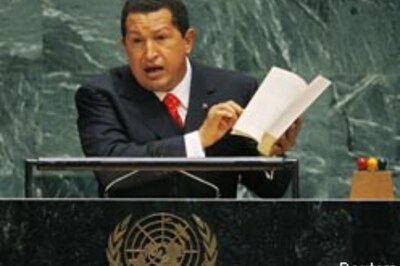 Chavez leads rally against Bush visit
