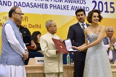 President Honours Amitabh, Kangana At 63rd National Awards