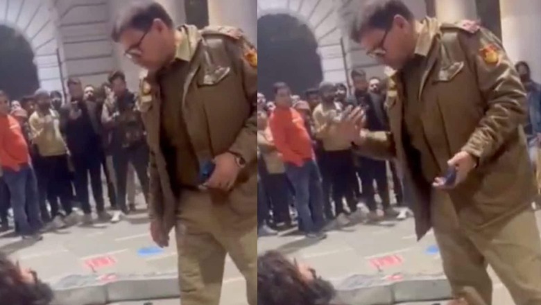 Delhi Cop Stops Street Artist from Playing in Connaught Place, Gets Flak on Twitter