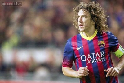 Injured Carles Puyol to miss Barcelona's next league match