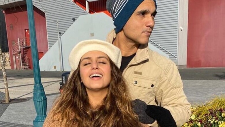 Huma Qureshi's Beau Mudassar Aziz Shares New Year Pic With 'His Reason to Smile'