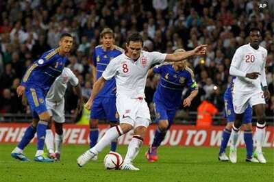 Lampard salvages draw for England vs Ukraine