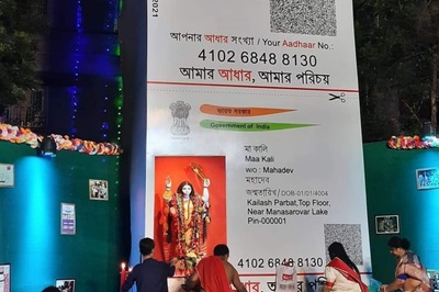 'Maa Kali From Kailash Top Floor': Jumbo Aadhaar Card-shaped Pandal in West Bengal