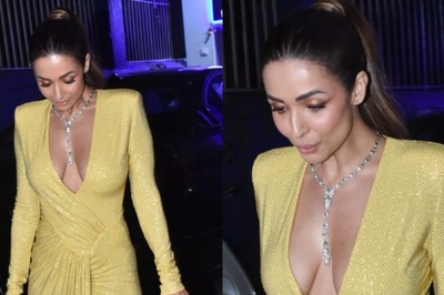Malaika Arora Sends Internet Wild As She Flaunts Her Sexy Cleavage in Extreme Plunging Gown, Watch