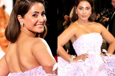 Cannes 2022: Hina Khan Slays In A Lilac Princess-like Gown At Film Festival; Blows Kisses At Cameras