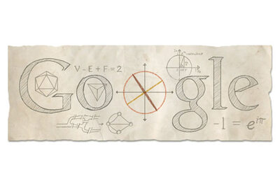 Leonhard Euler's 306th birthday: Google posts a doodle