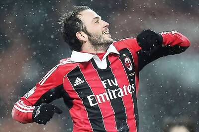 AC Milan forward Pazzini ruled out of Barcelona clash