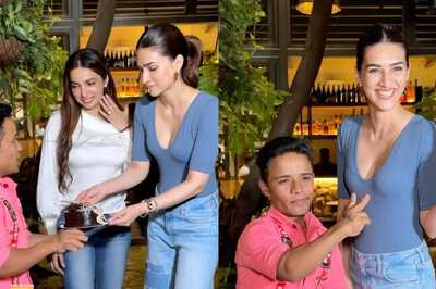 Kriti Sanon Wins Hearts As She Cuts Cake With a Fan, Netizens Call Her 'Sweetest'; Watch