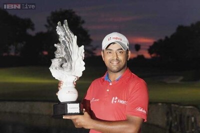 Anirban Lahiri lands eagle on final hole to win Indonesian Masters