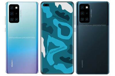 Huawei P40 Pro Renders Reveal Full Curved Display, Penta Camera Layout