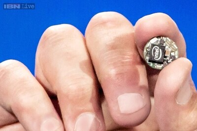 Intel shows wrist-worn drone and a button-sized computer at CES 2015