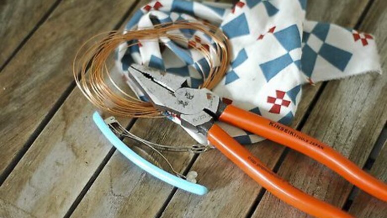 How to Make a Hair Clip with a Scarf Attached