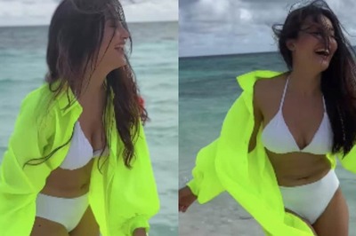 Hot! Surbhi Jyoti Sizzles In A White Bikini As She Enjoys A Vacay In Maldives; Watch