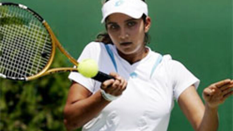 Sania sets up clash with Hingis at Carson