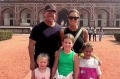 IND vs AUS: David Warner Visits Humayun’s Tomb In Delhi With Family - WATCH