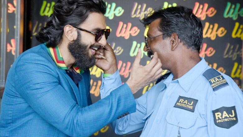 These Photos Of Ranveer Singh Bonding With a Guard Will Make Your Day