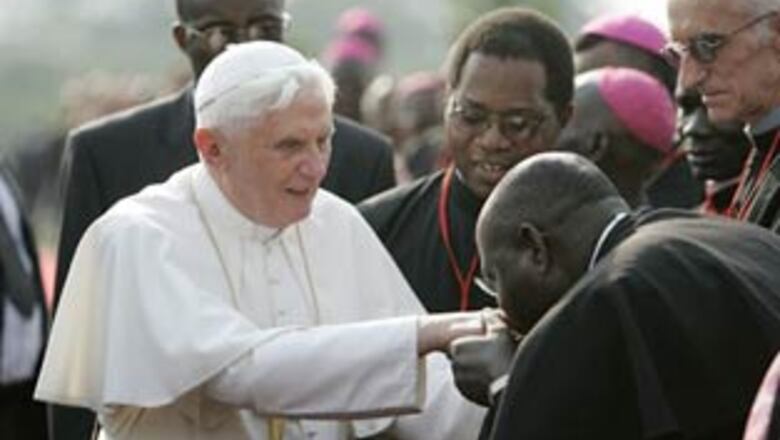 Pope's cure for AIDS-ravaged Africa: shun condoms