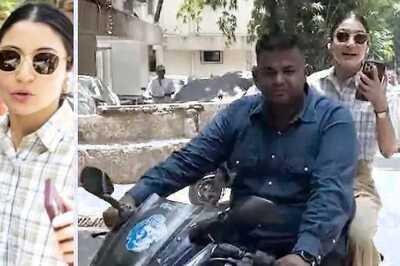 Anushka Sharma Ditches Range Rover To Enjoy Bajaj Pulsar 220 Ride in Mumbai | WATCH