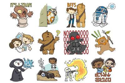 Send your friends Star Wars emoji stickers on Facebook