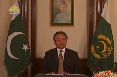 No blow to peace process: Musharraf