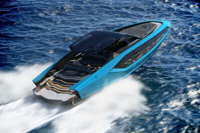 Here's the Lamborghini Yacht That Wades Water With Two V12 Engines and 4,000 Horsepower