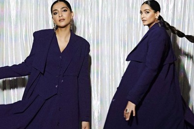Sonam Kapoor’s ‘Way Of Life’ In A Stylish Deep Purple Winter Trench Coat