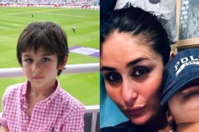 Kareena Kapoor Khan Watches India vs England Match With Son Taimur, Check His Cute Reaction