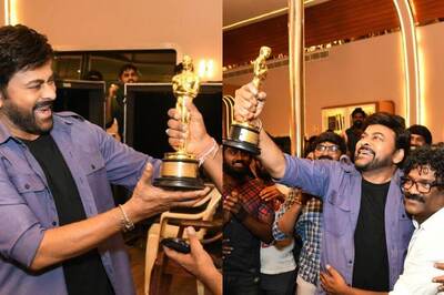 Chiranjeevi Holds Oscar Trophy, Hugs Naatu Naatu Lyricist Chandrabose In Heartwarming Viral Pics