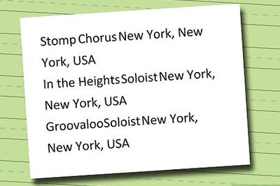 How to Write a Dance Resume