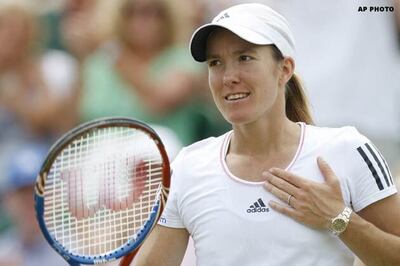 Henin, Clijsters renew rivalry at Wimbledon