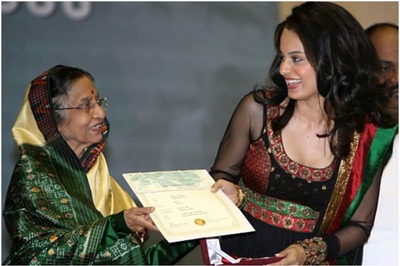 Kangana Ranaut Designed Her Own Dress for National Award Ceremony, See Pic