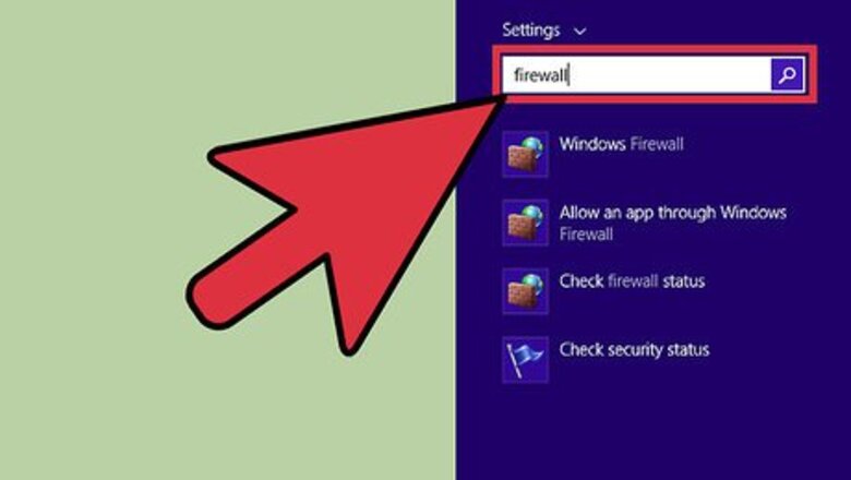 How to Add Exceptions to Windows 8 Firewall
