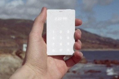 This credit card-sized phone takes smart out of the smartphone