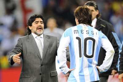 Diego Maradona Urges Argentines to Leave Lionel Messi Alone