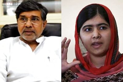 Nobel Peace Prize winners Kailash Satyarthi, Malala Yousafzai call for better Indo-Pak ties