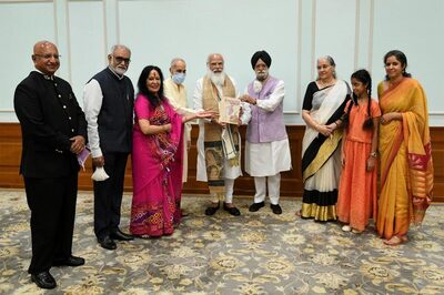 PM Modi Receives First Copy of Book Ramayana of Guru Gobind Singh
