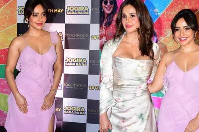 Neha Sharma Has Oops Moment In Plunging Dress; Aisha Looks Sexy In Busty Outfit; Video Goes Viral